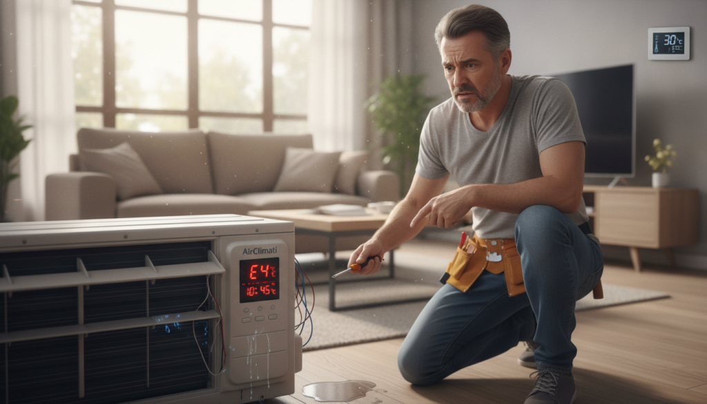 climatiseur réversible ne chauffe plus