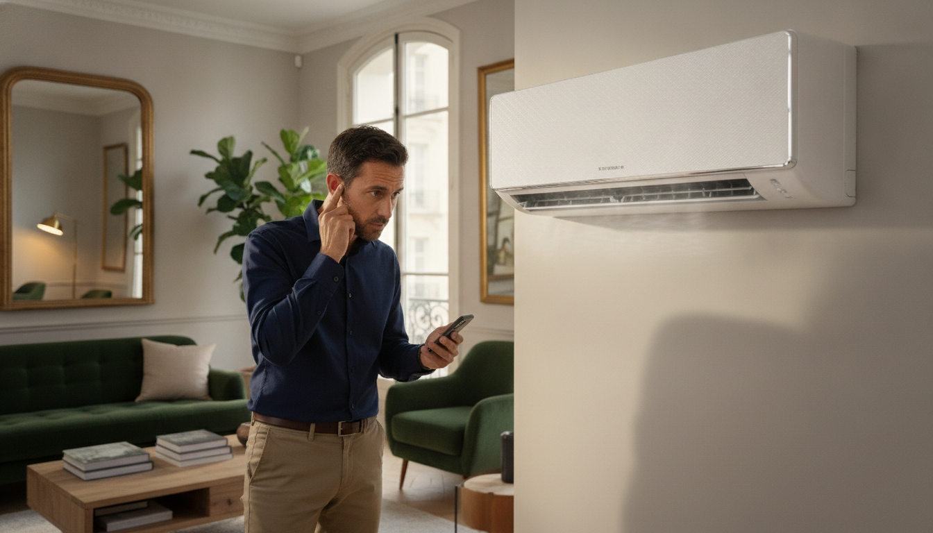 Climatiseur split qui fait du bruit : causes et solutions